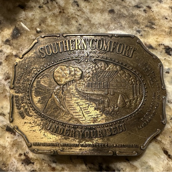Vintage Southern Comfort Belt Buckle - Picture 1 of 2